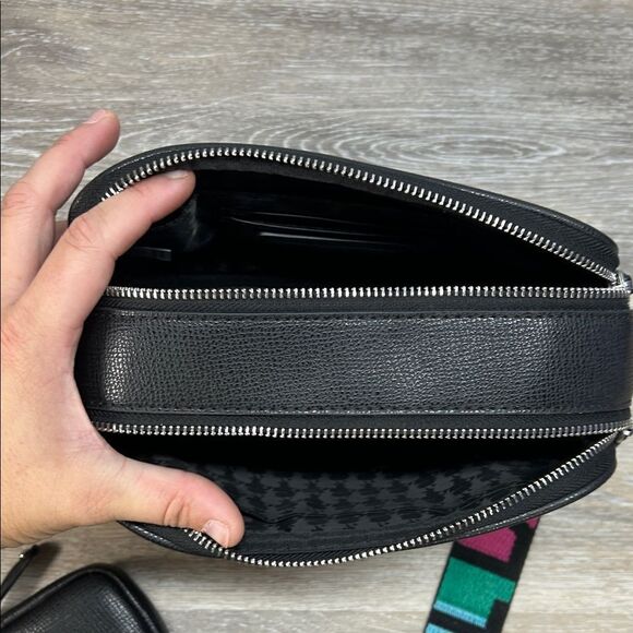 NWOT Karl Lagerfeld black crossbody - Picture 4 of 6